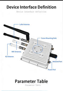 Gateway Lorawan, Concentrador de Sensores de Temperatura Inalámbricos, Gateway WiFi, Gateway 4G - Product Image 3
