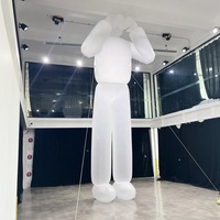 Ballon publicitaire gonflable géant de 3 m (9,84 pi) en forme de personnage de dessin animé, mascotte gonflable personnalisée, imperméable