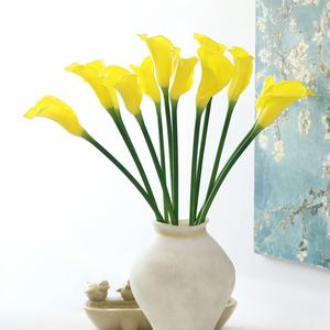 Fleur artificielle de haute qualité EV, lys blanc Calla pour la décoration de la maison et des mariages - Product Image 5