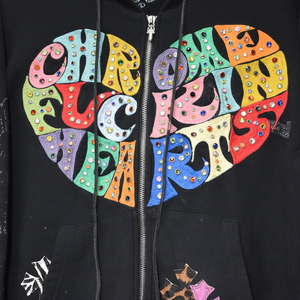 Sudadera con Capucha Completa y Cremallera para Hombre, Estilo Y2K, Tejido de Lona 100% Algodón, Transpirable, de Secado Rápido, Diseño Personalizable, Corte Regular - Product Image 1