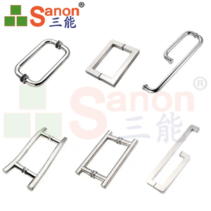 SANON浴室配件不锈钢201 304淋浴滑动玻璃门把手配件 - Product Image 2