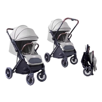 Poussette bébé Kidilo 6530 non toxique, légère, portable, avec roues 3D en PU et cadre en alliage d'aluminium, pour enfants de 0 à 3 ans