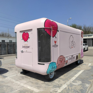 Camion de restauration rapide pour hot-dogs, remorque de <span class=keywords><strong>concession</strong></span>, camion de restauration mobile pour shawarma, fourgon de restauration rapide de rue, camion de restauration entièrement équipé - Product Image 3