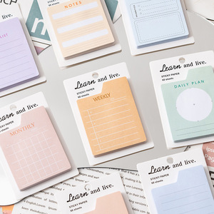 Nhà Máy Tùy Chỉnh Để Làm Danh Sách In Đặc Biệt Hình Ghi Chú Dính Bán Buôn Sáng Tạo Văn Phòng Học Sinh Viên Memo Miếng Đệm Văn Phòng Phẩm - Product Image 2