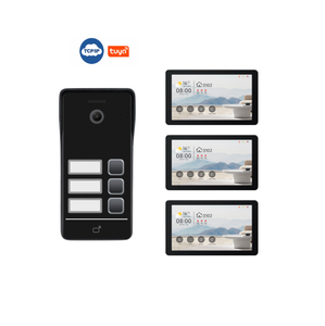 <span class=keywords><strong>Intercomunicador</strong></span> IP HHiwink 2K con Reconocimiento Facial, IC NFC 160 °   Cámara de Seguridad Gran Angular IP65 Impermeable para 1-4 Apartamentos o Villas - Product Image 1