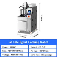 Wok Inteligente con IA Comercial, Totalmente Automático, Robot de Cocina Inteligente para Freír Alimentos, Equipo de Cocina para Restaurantes