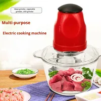 Hachoir à viande électrique domestique, capacité de 2 L, 4 lames, 300 W, pour dinde, pommes de terre, bases de soupe, garnitures de sandwichs et buffets de traiteur