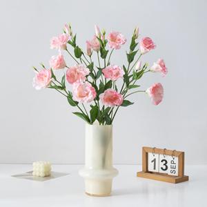 Bouquet de fleurs artificielles en polyester violet Meng Jie, décoration de bureau - Product Image 2
