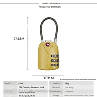 Cadenas à combinaison fiable en alliage de zinc, serrure de sécurité à 3 chiffres pour casier de gym et valise de voyage