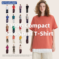 T-shirt en coton 100% pour superposition toute l'année - Poids moyen, anti-boulochage, vierge pour sous-vêtements, personnalisable pour la saison, unisexe