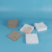 Lot de plaquettes personnalisées, papier d'emballage, Serviettes de table, avec Logo, vente en gros