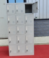 Armoire en acier pour vêtements, 6, 9, 10, 12, 15, 18, 24 portes, armoire pour employés, casier métallique pour hôpital, école, etc.