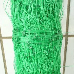 Filet de soutien pour plantes en HDPE vert/blanc avec mailles 10x10-15x17 pour plantes grimpantes et treillis de légumes - Product Image 6