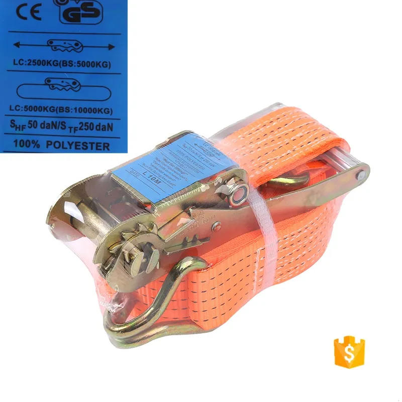 heavy duty lockable binding transport cargo control ratchet straps load tension lashing belt tie down strap ratchet straps