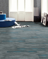 Fabricants de tapis Carreaux de tapis de bureau modernes personnalisés 50x50 pour carreau de moquette en céramique