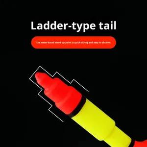 Grand flotteur de pêche en <span class=keywords><strong>mer</strong></span> rouge Lumière fluorescente creuse bon marché Flotteur de pêche en mousse EVA <span class=keywords><strong>Tube</strong></span> Bobbers Bouée Matériel de pêche Flotteurs Eva - Product Image 4