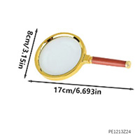 PESENAR 1920s Retro Clothing Accessories Detective Magnifying Glass