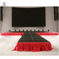 Plateforme de scène portable en aluminium, estrade modulaire pour événements, piste de danse pour mariage, exposition, concert, DJ, location