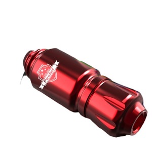 ปากกาโรลเลอร์สำหรับสักลาย Rocket ขนาด 87 มม. x 28 มม. สีแดงและสีดำ อุปกรณ์สักลายแบบ All-in-One สำหรับงานเส้นและงานเงา - Product Image 1