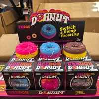 Nee Dh Donut Squishy Toy Slow Rising Stress Relief Food Simulation Fidget Squeeze TPR Soft Cute Dessert Office Desk Gift