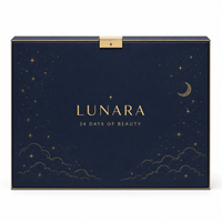Calendario dell'Avvento Personalizzato per Cosmetici, 24 Giorni, Confezione Regalo per Makeup e Skincare, Fornitura OEM di Lusso