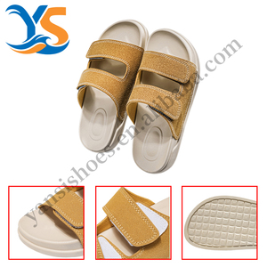 Pantoufles personnalisées OEM/ODM avec empeignes en velcro pour hommes, pantoufles personnalisées avec logo pour femmes, pantoufles en EVA de haute qualité avec logo personnalisé - Product Image 3