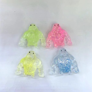 Juguetes de descompresión Jincan Factory al por mayor: Lindos y divertidos juguetes de gorila de malta transparente para apretar, ¡los más vendidos! - Product Image 5
