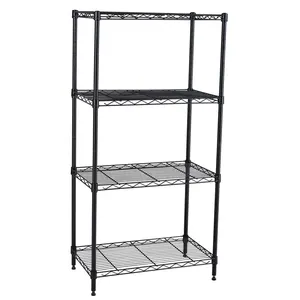 Factory direct sale chafing dish rack cabinet shelf supports kitchen boltless storage body 5 tier steel wire shelving
