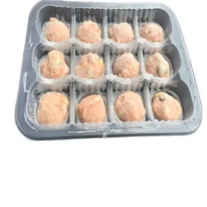 customized PP Blister White Fresh Meat Freezer Packaging Food Plastic Tray