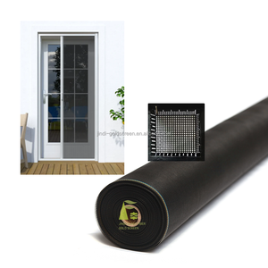 JINDI Malla Rígida Personalizada Anti Fuego Mosquitera Protección Ventana Fibra de Vidrio Insectos Enrollar-up Pantalla Deslizante Malla Ventana Puerta - Product Image 1