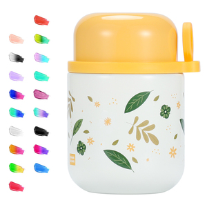 Tarro de comida de acero inoxidable reutilizable con logotipo personalizable, Asa portátil aislada grande de 500ml para <span class=keywords><strong>agua</strong></span>, bebidas calientes - Product Image 4