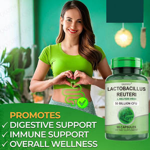 مكملات غذائية عشبية بفاعلية مضادة للأكسدة مجففة بالتجميد لاكوباسيلوس ريوتري كبسولات مضافة - Product Image 5