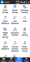 Software Android SOUTH H6 para Controladores SurvStar RTK - Soporte OEM CAD para Formatos de Exportación
