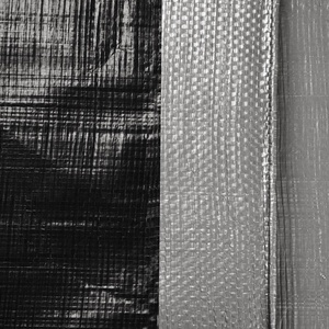Toile de protection multi-usage en toile renforcée argentée, couleur gris, 5x6m, 5x9m, 180 g/m2, bâche en PE, bâche de protection - Product Image 3