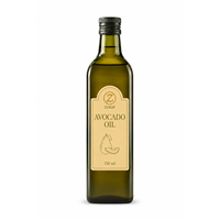 Aceite de Aguacate Virgen de Grado Cosmético y Alimentario, Botella de 750 ml