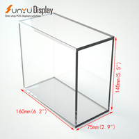 Présentoir Sunyu Boîte magnétique transparente en acrylique pour centres commerciaux en gros Boîte d'appoint pour jeux en acrylique ETB