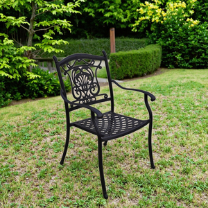 <span class=keywords><strong>Fauteuil</strong></span> en aluminium moulé léger et robuste, facile à déplacer pour toutes les occasions en extérieur, assise confortable, vente flash - Product Image 1