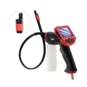 AV7828 Pistolet de nettoyage visuel de climatisation automobile Endoscope de canalisation Boîte d'évaporation Machine-outil de nettoyage Équipement Remova