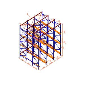 Magazzino rack FIFO di stoccaggio/<span class=keywords><strong>drive</strong></span> <span class=keywords><strong>in</strong></span> cremagliera - Product Image 1