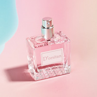 Parfum en spray Prima Live Streaming, best-seller, Miss Sweetheart, pour femme, parfum floral longue durée, 50 ml, style moderne, taille standard