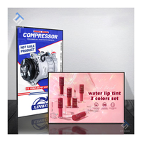 Boîtes lumineuses publicitaires LED rectangulaires personnalisées A1 A2 A3 A4, super lumineuses, ultra fines, avec cadre à clipser pour affiches, en aluminium