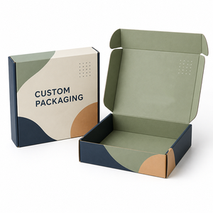Cajas de Envío Ecológicas Personalizadas al por Mayor, Cajas de Cartón Corrugado Impresas con Diseño Personalizado, Caja Tipo Avión para Souvenirs - Product Image 6