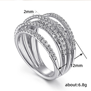 Anello con Codice Morse per Donne, Gioiello da Dito Scintillante Stile Hip Hop - Product Image 5