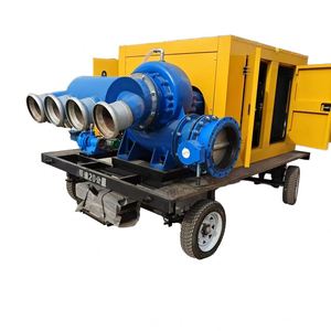 Pompe à eau diesel haute efficacité de 8 pouces à faible pression et à flux mixte pour l'agriculture, pompe de drainage de 10 et 20 pouces 350HW - Product Image 6