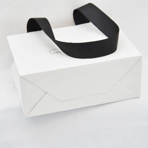 Bolsa de Papel de Regalo con Cinta, Mini, Portátil, para Joyería, Impresa Personalizada, de Cartón de Lujo, para Cosméticos - Product Image 5