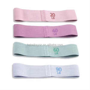 Bán Buôn Non-Slip Cao Đàn Hồi Vải Dệt Kim Hip Vòng Tập Thể Dục Yoga Ban Nhạc Kháng Ban Nhạc Thiết Lập - Product Image 4