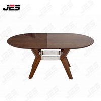 Ensemble de meubles de table de restaurant en bois massif de luxe, design moderne pour café et hôtel, prix d'usine, utilisation à l'extérieur