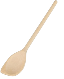 Cuillères en bois, ustensiles légers, lavage à la main uniquement, utilisables au micro-ondes, utilisables au four, 1 pièce - Product Image 1