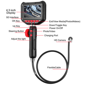 กล้องจิ๋ว4.3นิ้ว HD ขนาด8.5มม. 1เมตรกล้องส่องอุตสาหกรรม - Product Image 2