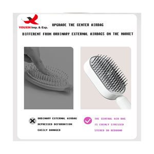 FENGFLY Cepillo de Pelo de Plástico Autolimpiable e Impermeable de Alta Calidad para Mujeres en Peluquería, Compra Mixta a Bajo Precio - Product Image 4